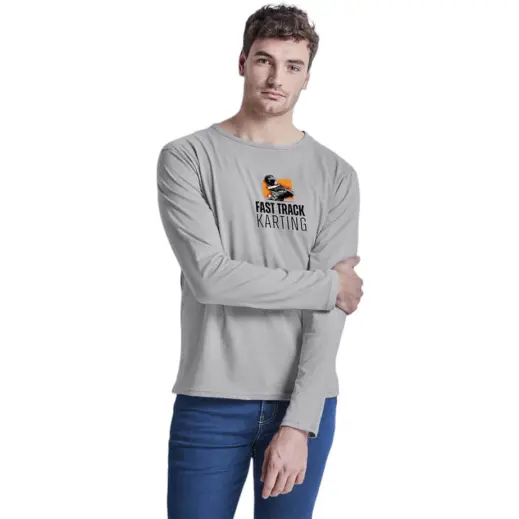Mens Long Sleeve Portland T-Shirt Model